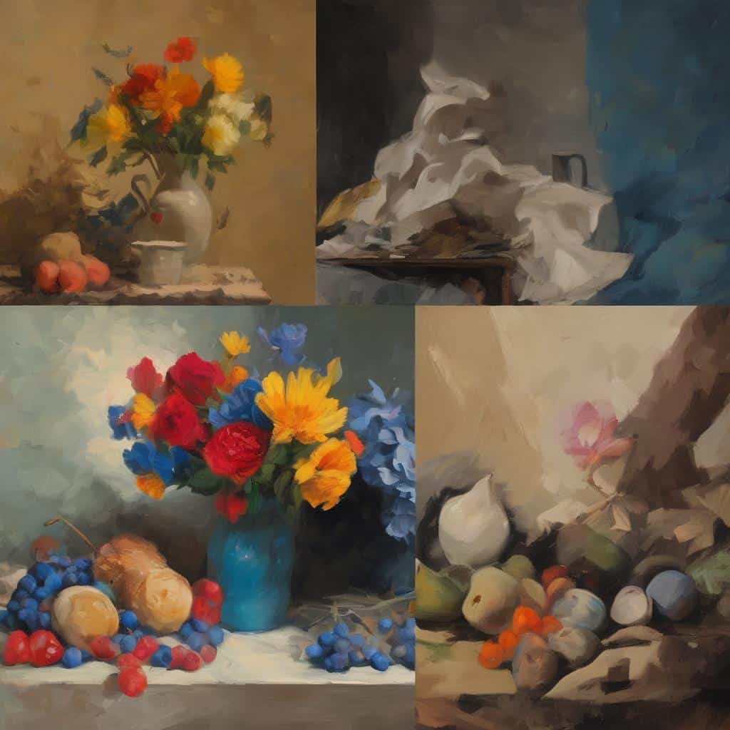 Λιθοδος με ανθοστήλη, καλλιτεχνική ζωγραφιά, αφηγήματα και συμβολισμός στην τέχνη, έργα τέχνης, still life, ζωγραφική.